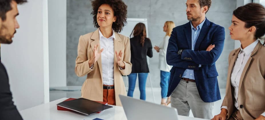 Business coaching session